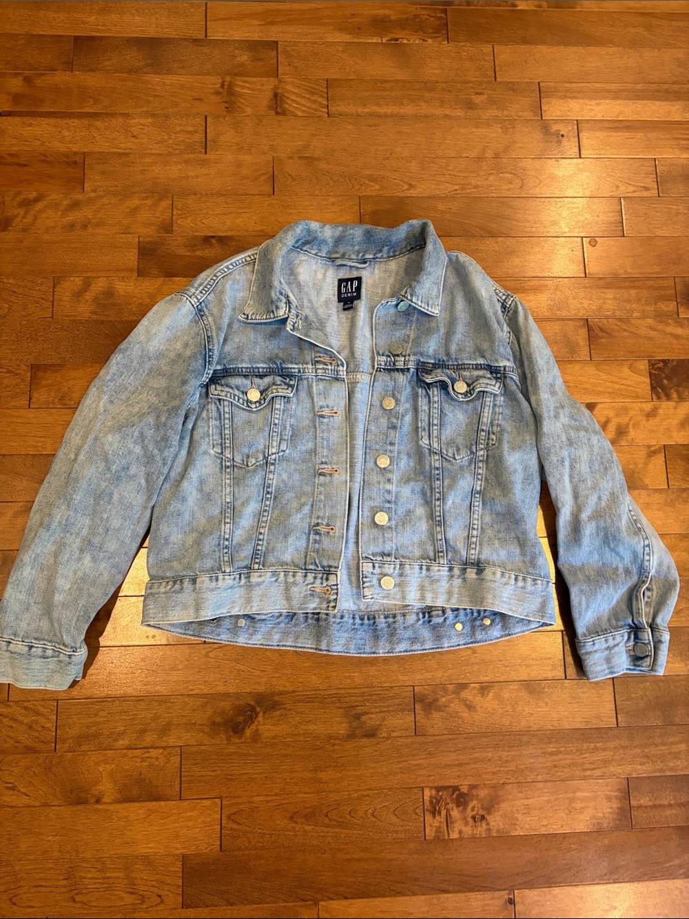 GAP Light Wash Blue Kids Denim Jacket